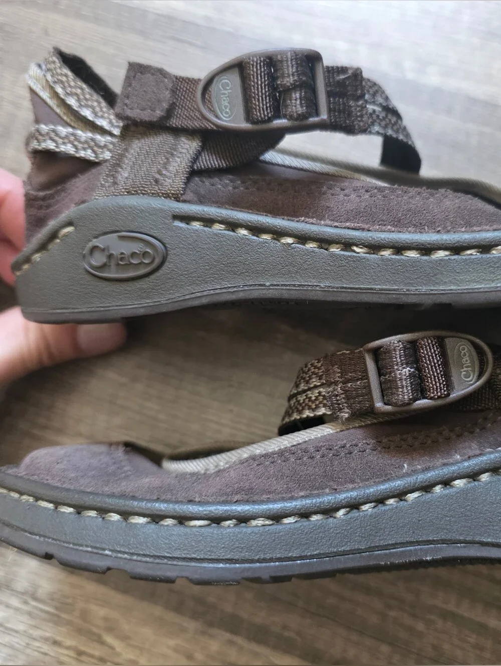 CHACO MARY JANE SANDALS hiking Toddler 12 Girls Brown Mary Jane Boho Shoes